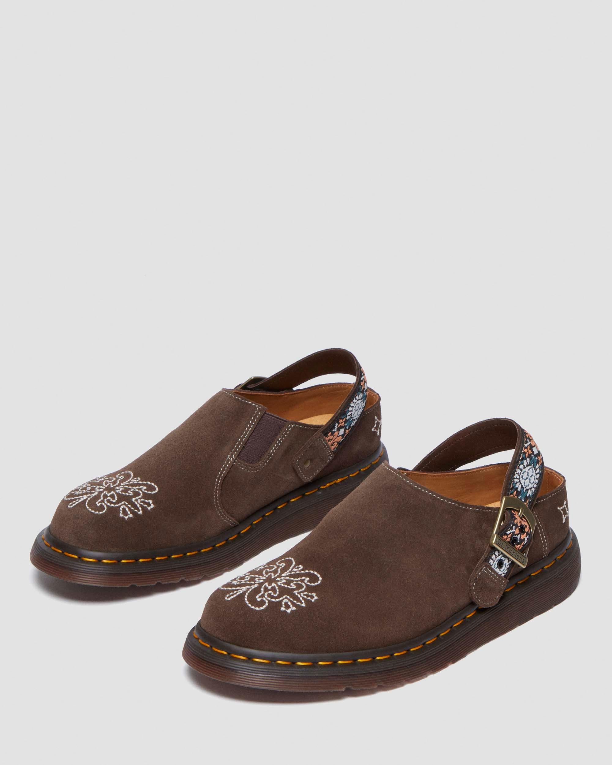 Isham Suede and Jacquard Mules - 7