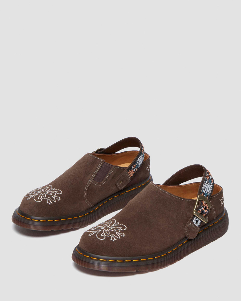 Isham Suede and Jacquard Mules 7