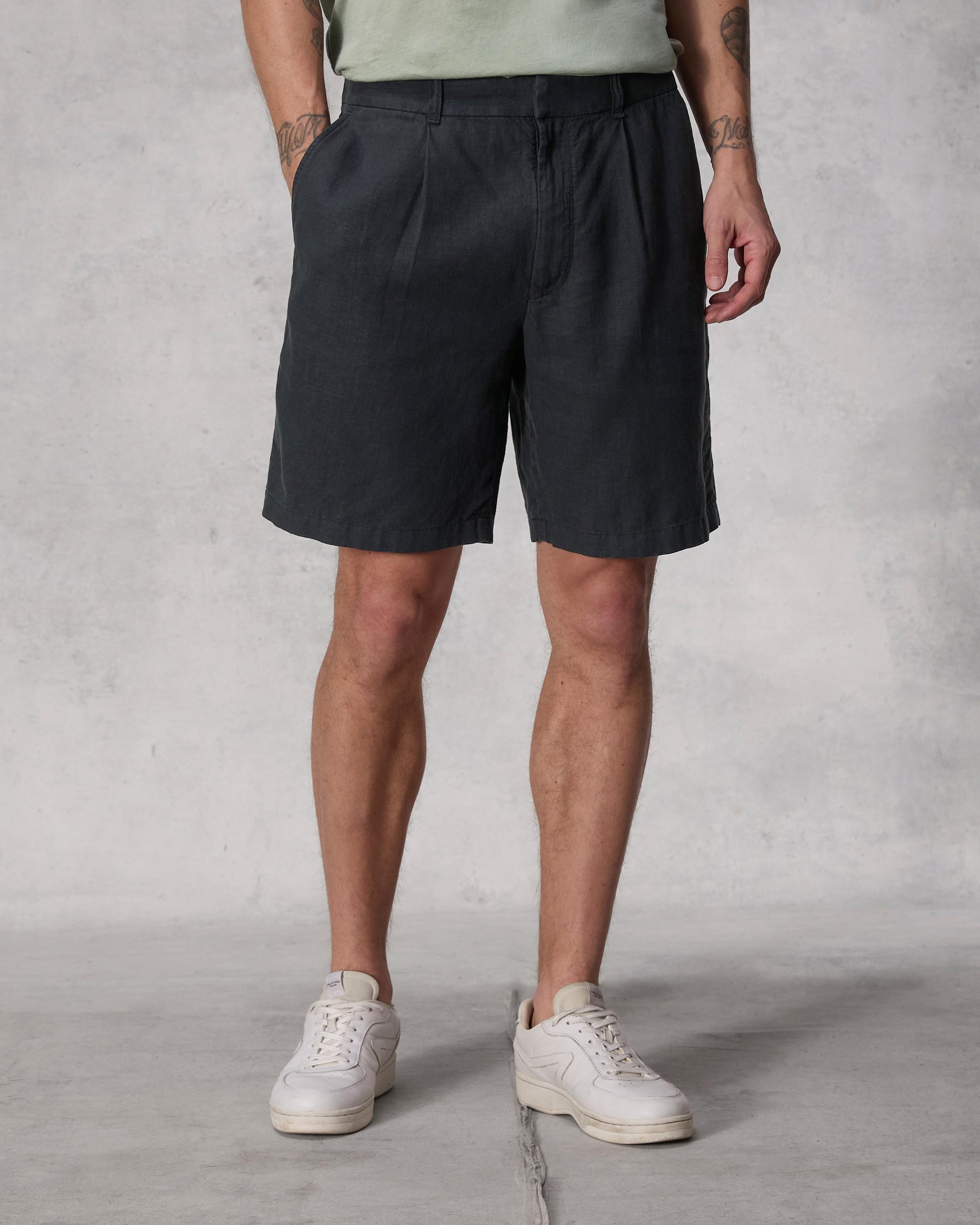 Elliot Pleated Linen Short
Slim Fit - 5