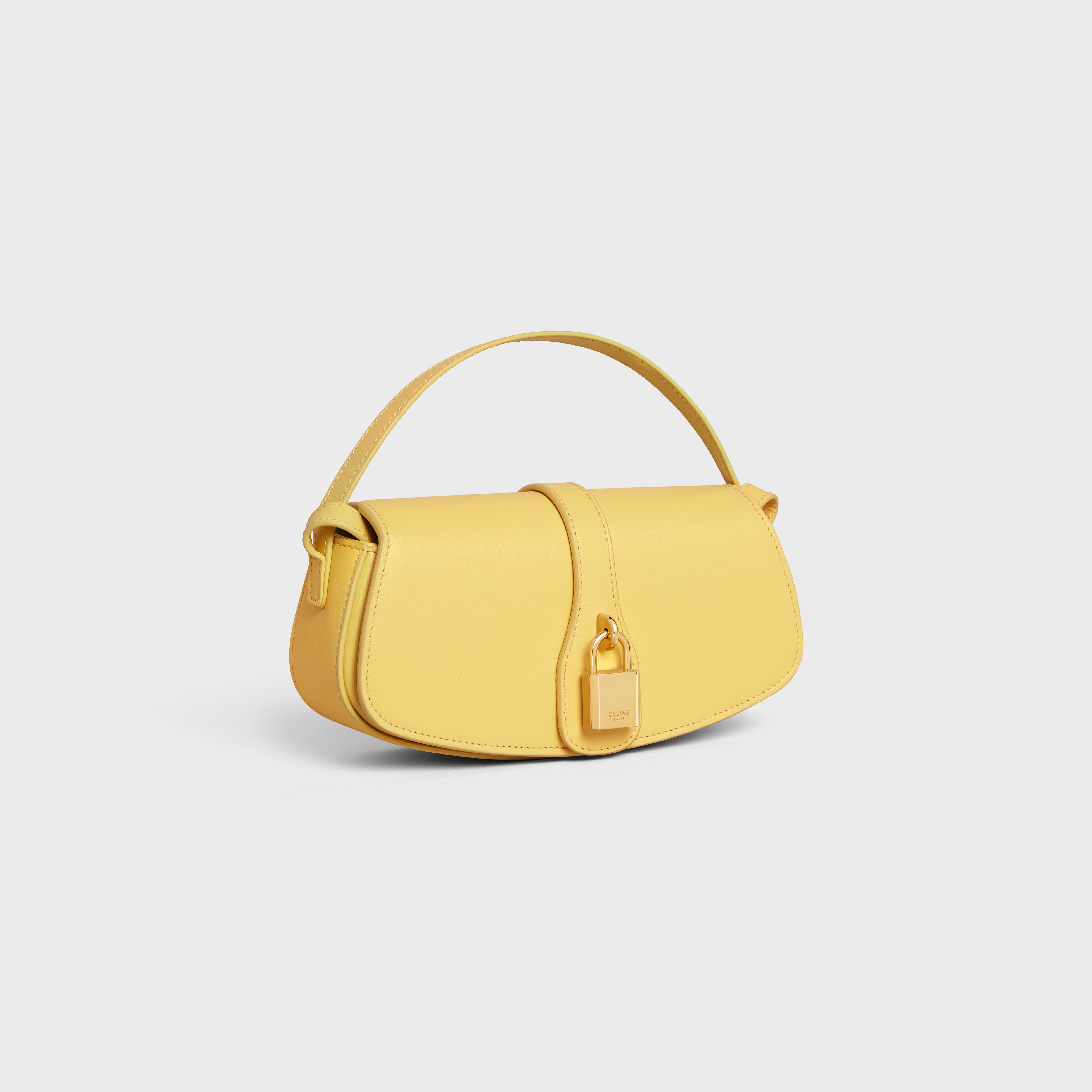 CLUTCH ON STRAP in Smooth calfskin - 2