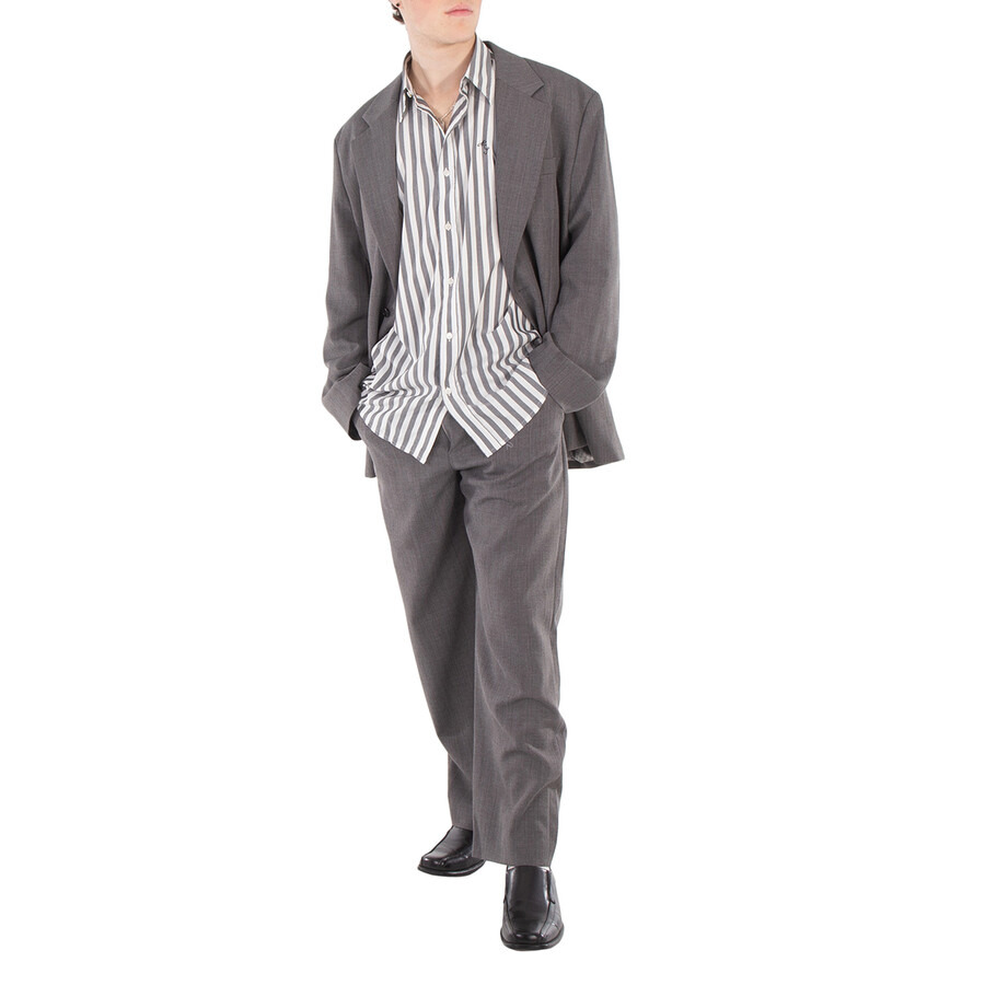 Acne Studios Relaxed Fit Single-Breasted Suit Jacket - 4
