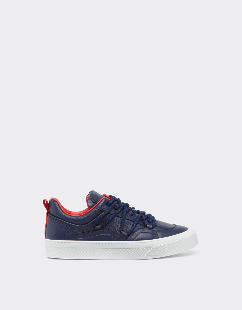 Trainers in tumbled leather 1
