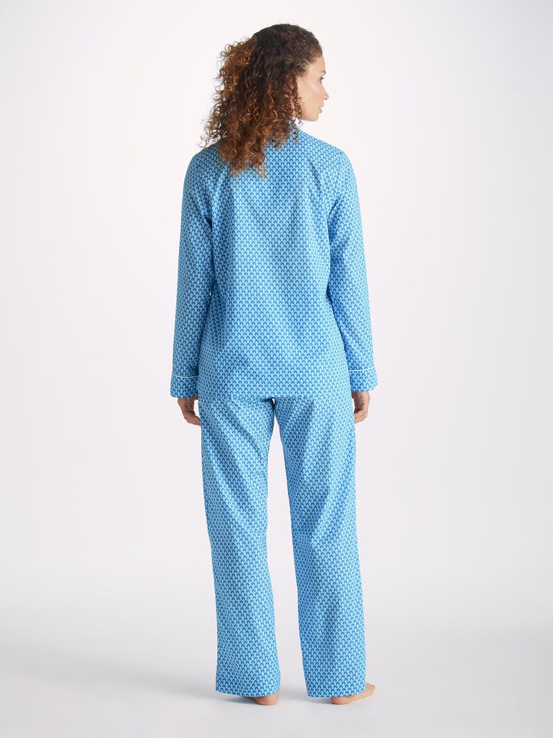 Women's Pyjamas Ledbury 65 Cotton Batiste Blue - 4