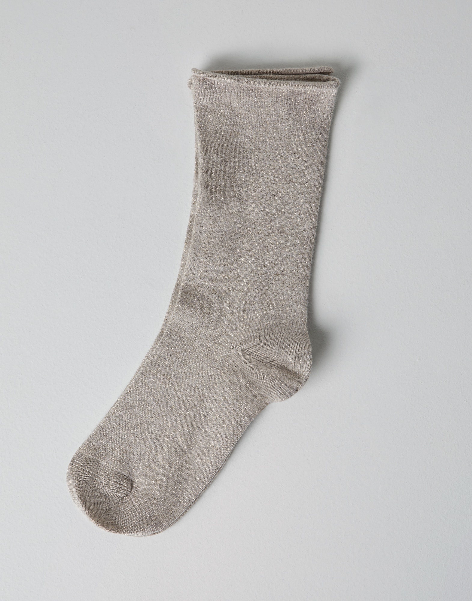 Cashmere and silk sparkling knit socks - 1