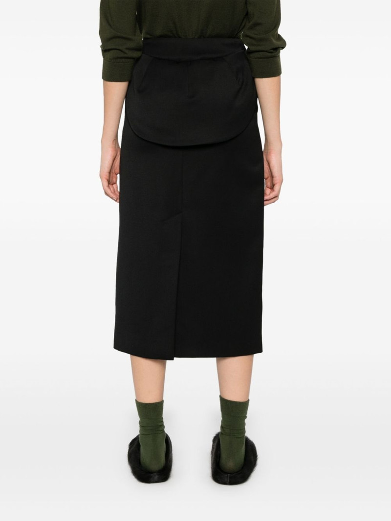 flap-detail midi skirt 4