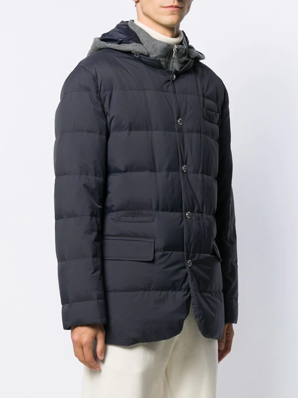 hooded padded jacket - 3