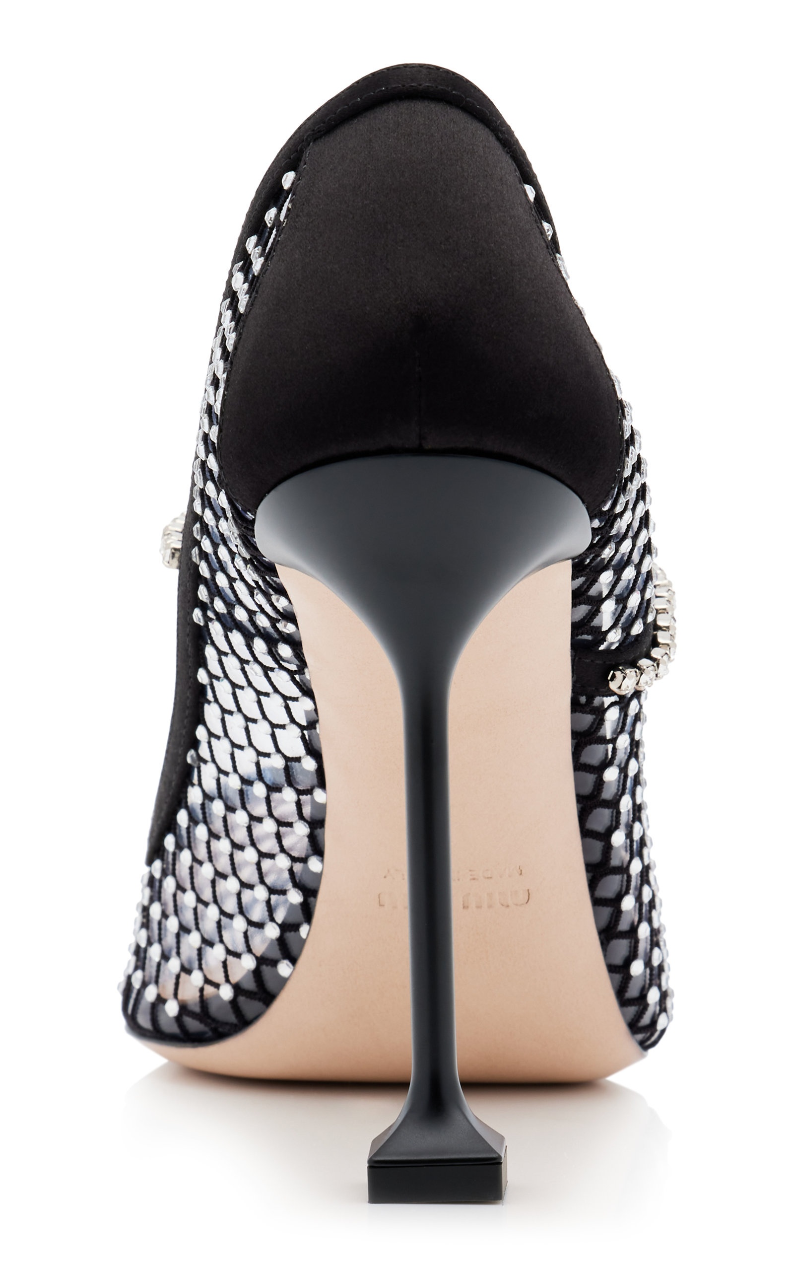 Miu Miu Crystal-Mesh Pumps black | modaoperandi | REVERSIBLE