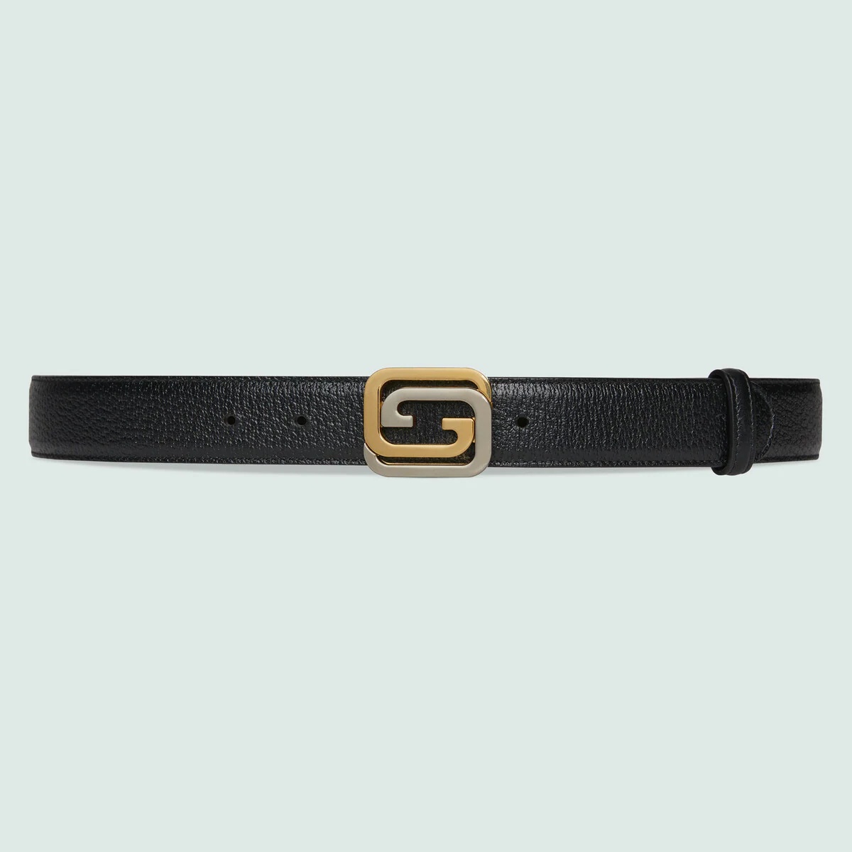 GUCCI Reversible belt with squared Interlocking G REVERSIBLE