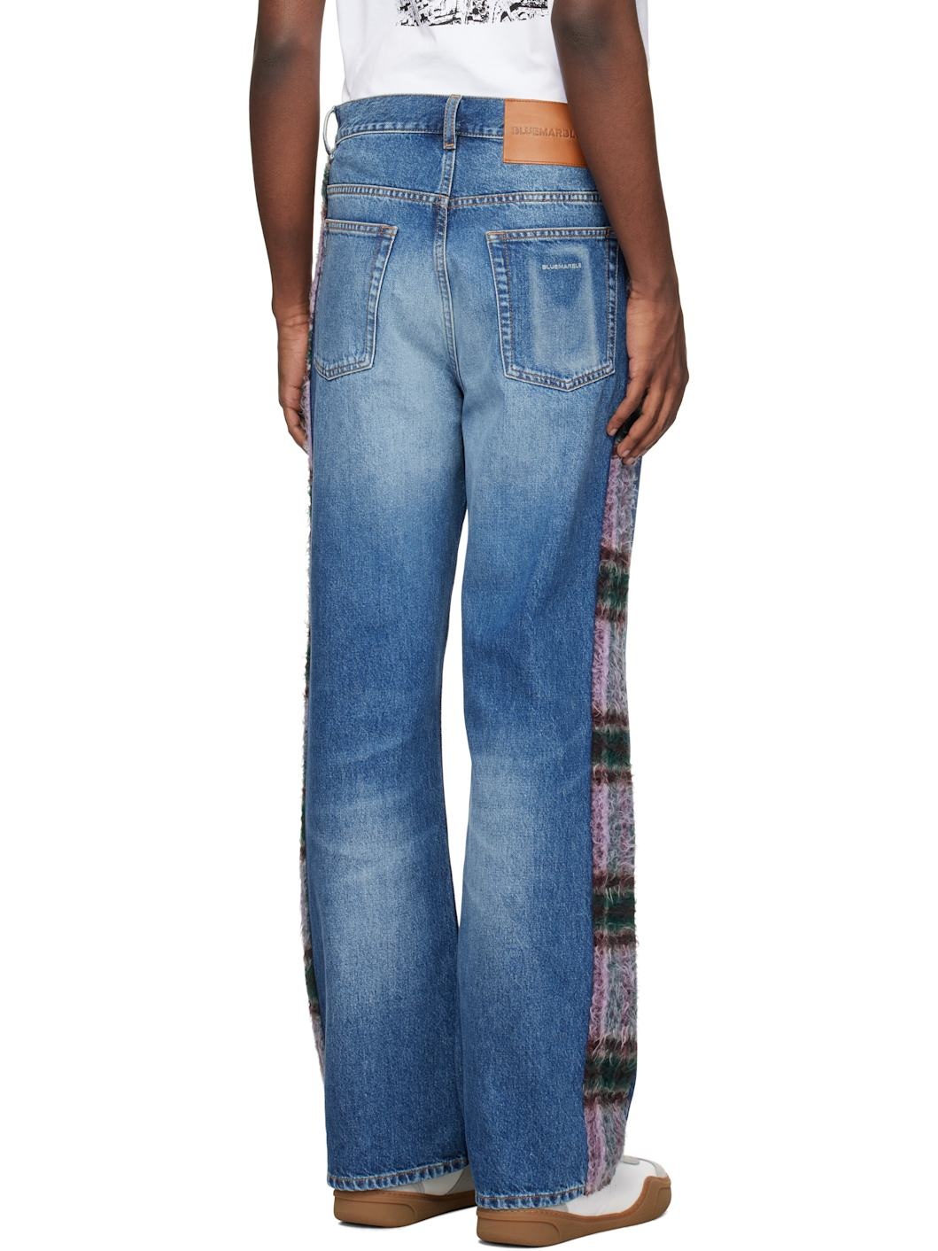 Blue Bootcut Jeans - 3