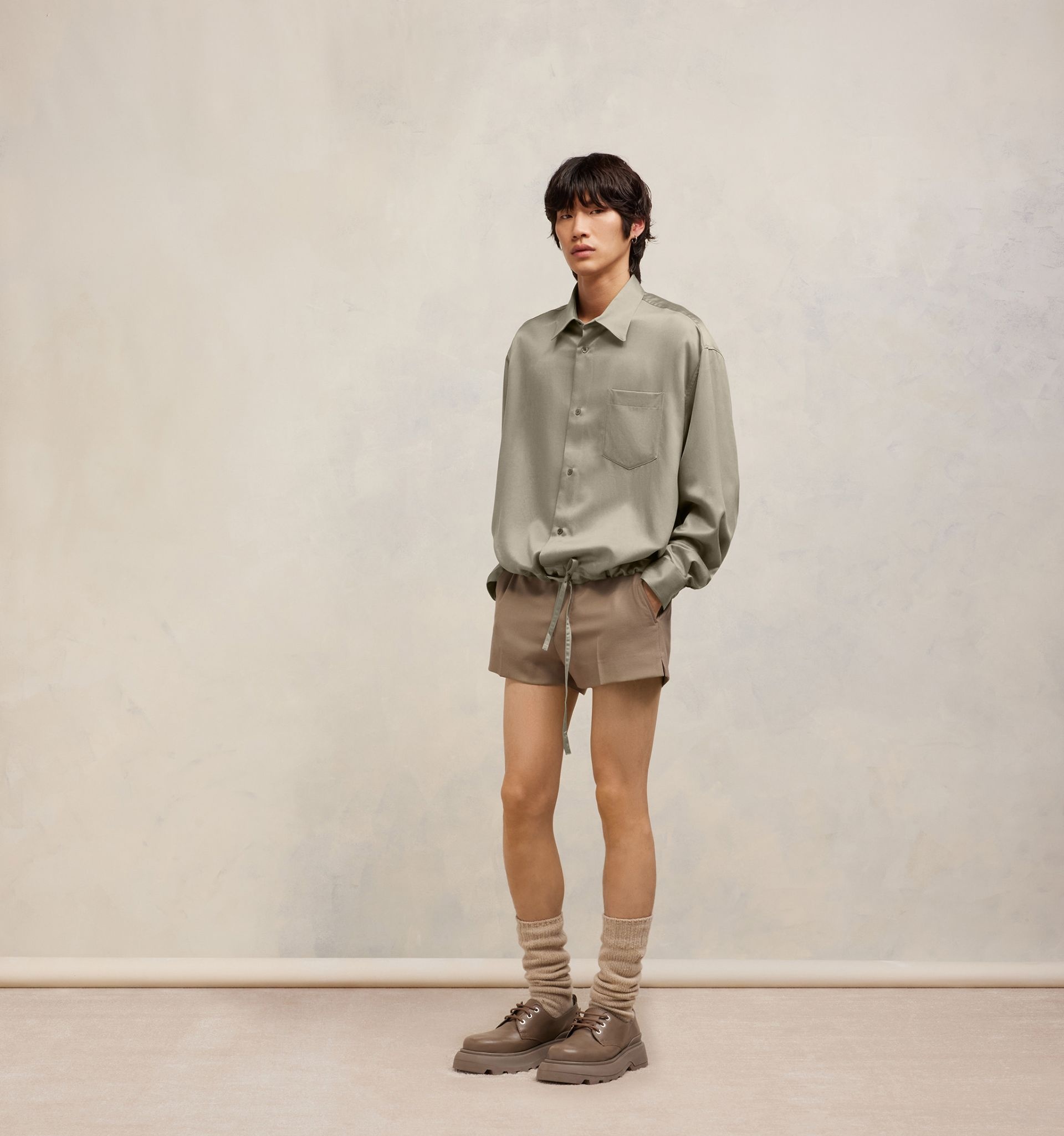 Ami De Coeur Waist Shirt With Drawstring - 4