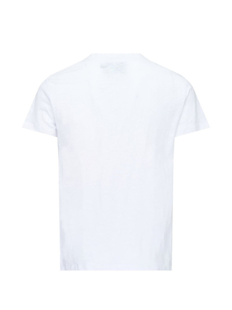 Andersson Bell slogan-print slub-texture T-shirt outlook
