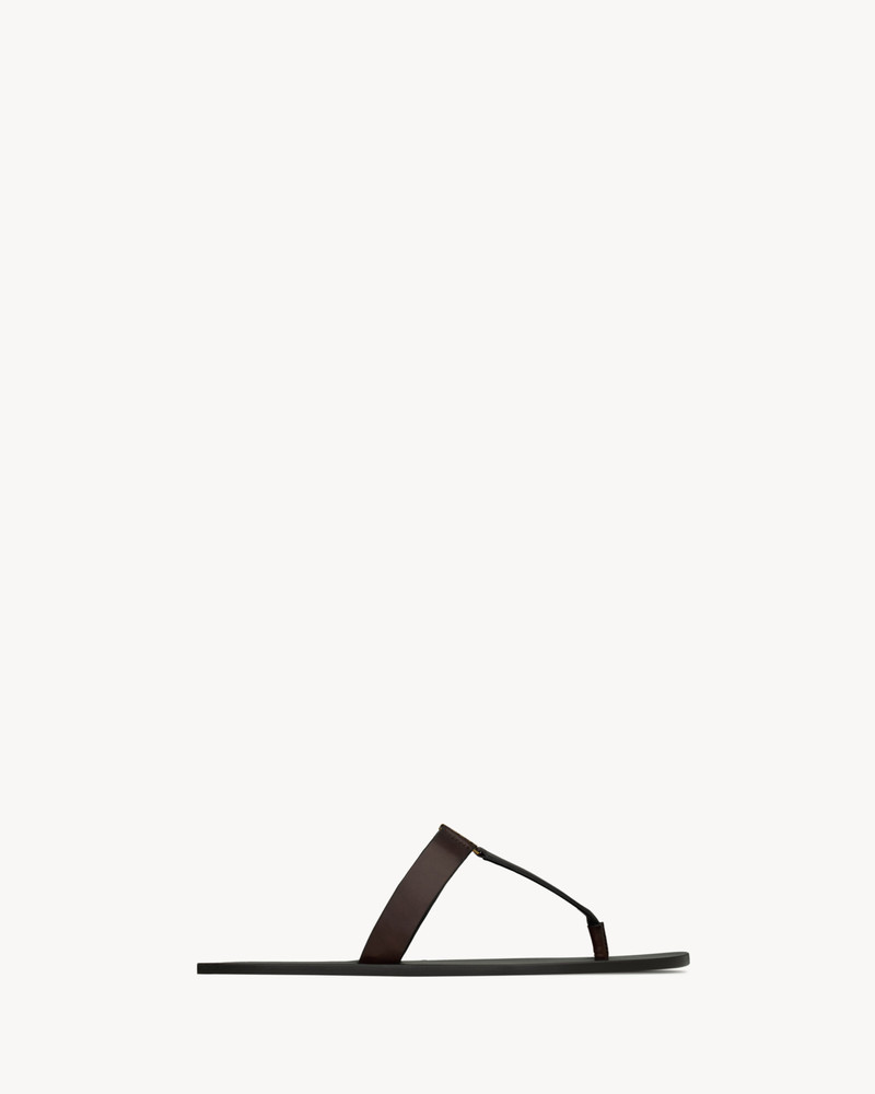 BABYLONE SLIDES IN SMOOTH LEATHER - 1