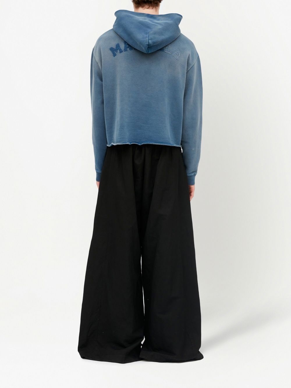 faded hooded sweatshirt - 4