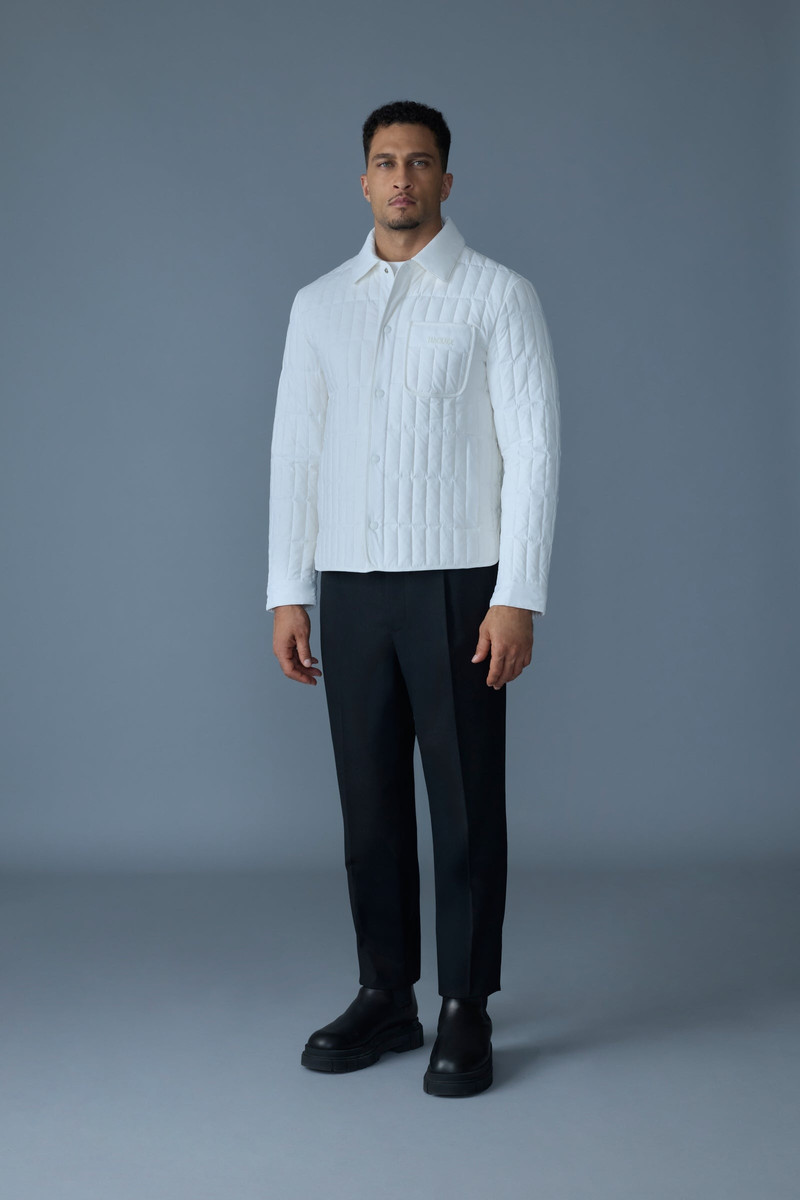 MACKAGE MATEO Vertical Quilted Jacket with Spread Collar outlook