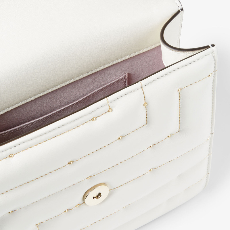 Varenne Avenue Shoulder
Latte Avenue Nappa Leather Shoulder Bag with JC Emblem 5