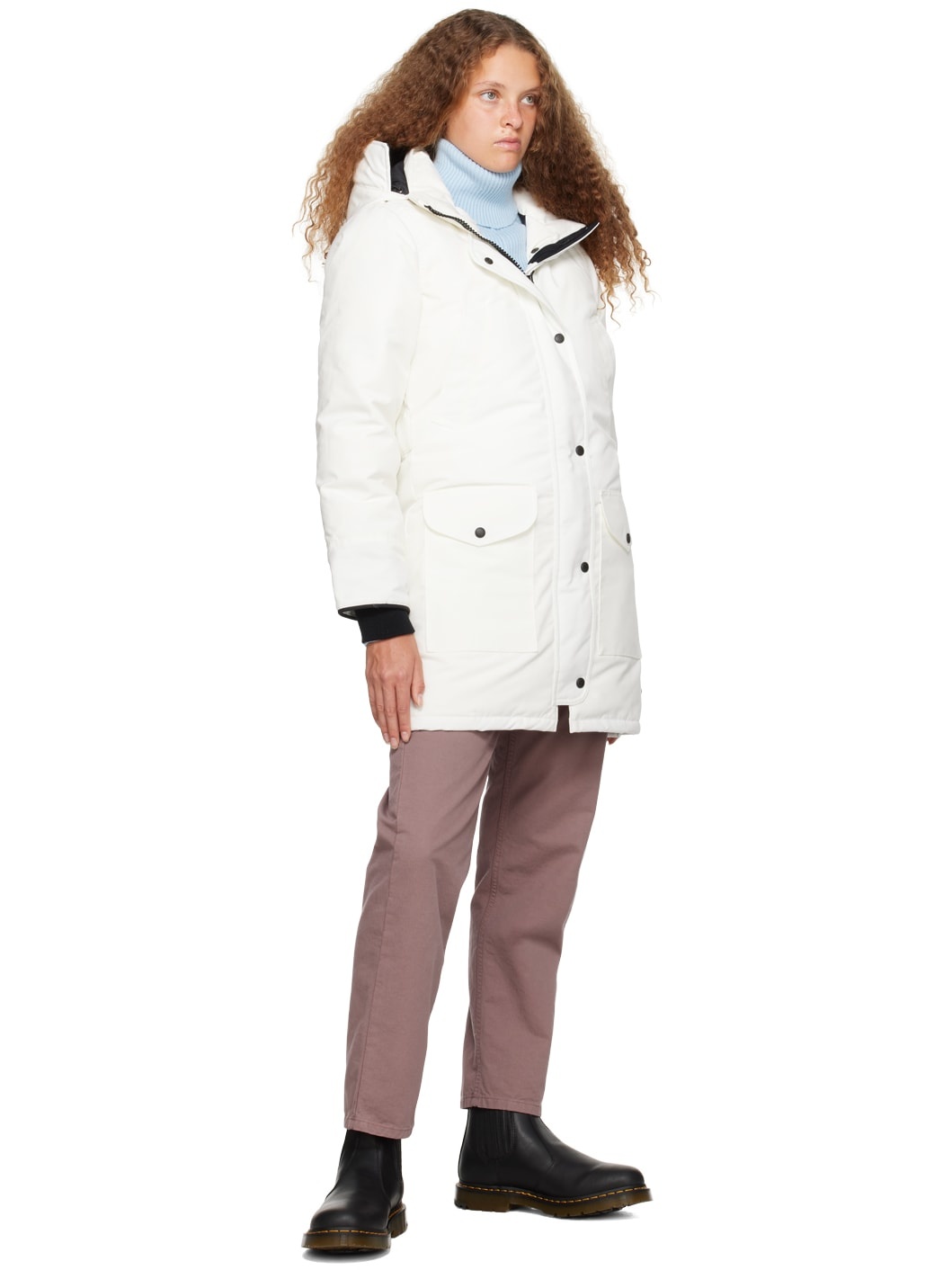 White Trillium Down Jacket - 5