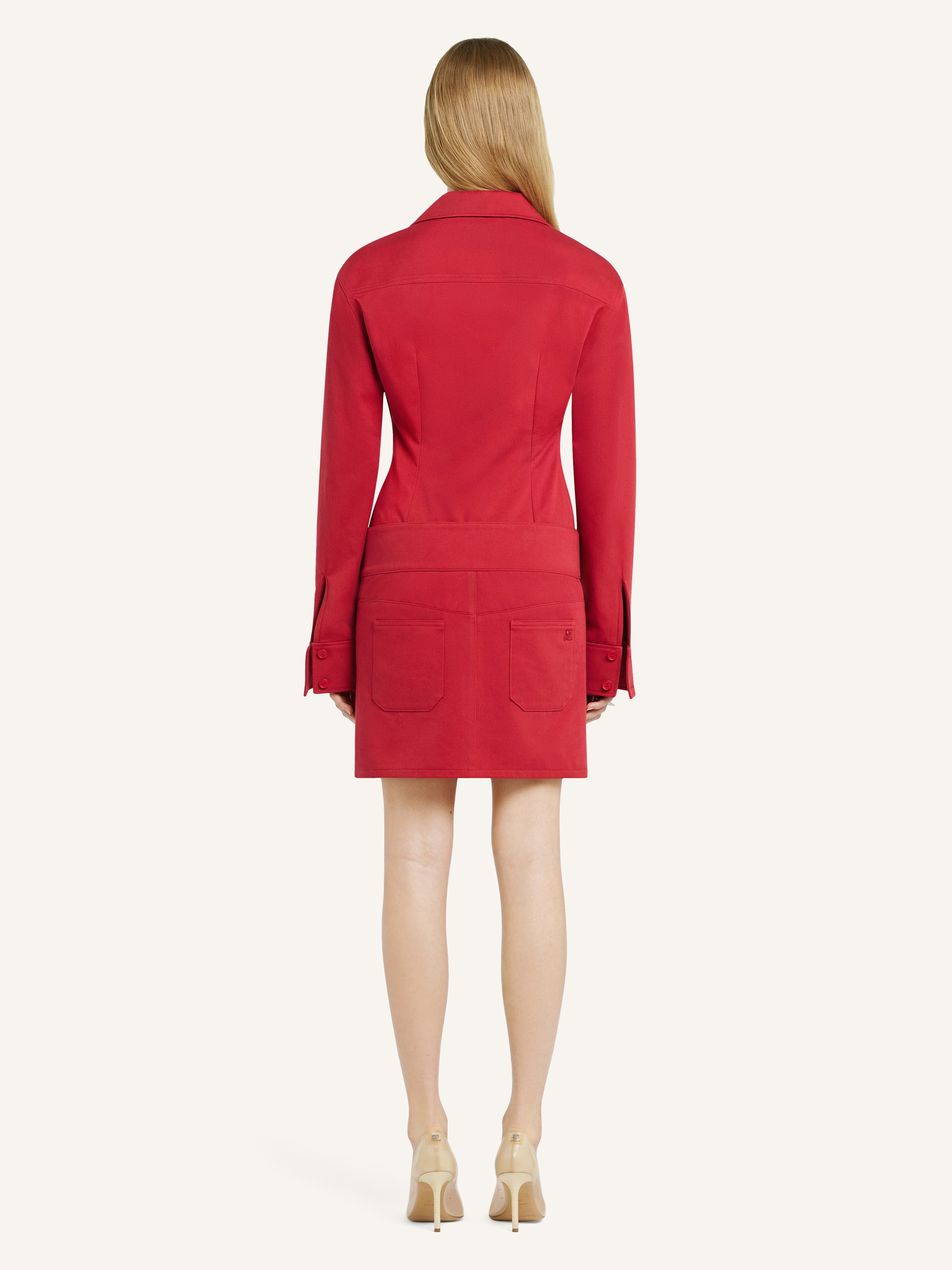 BELTED MINI SKIRT - 4