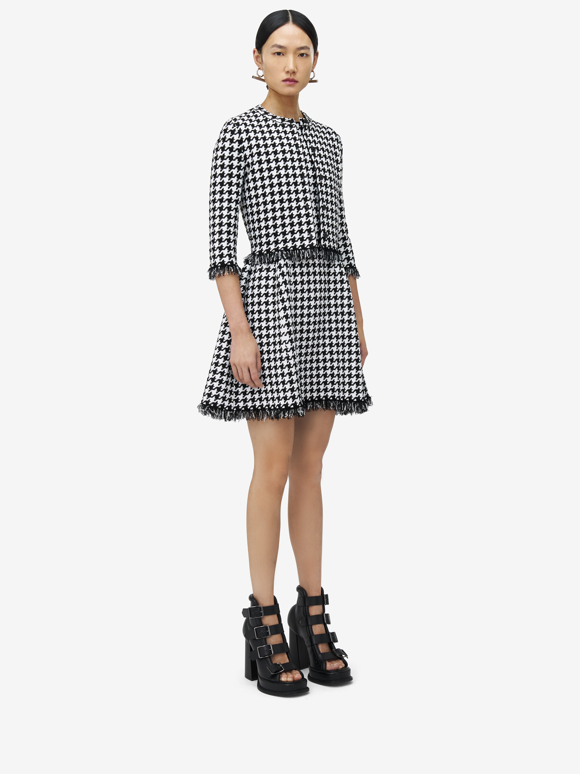 Houndstooth Cardigan - 2
