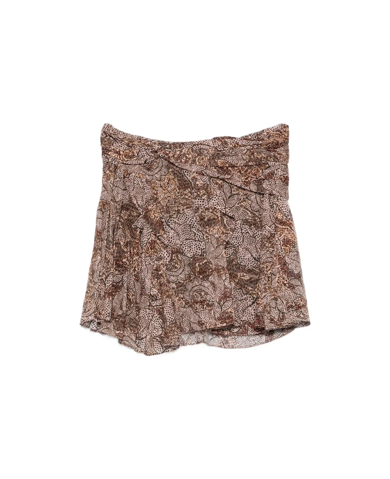 Camia Printed Mini Skirt - 1