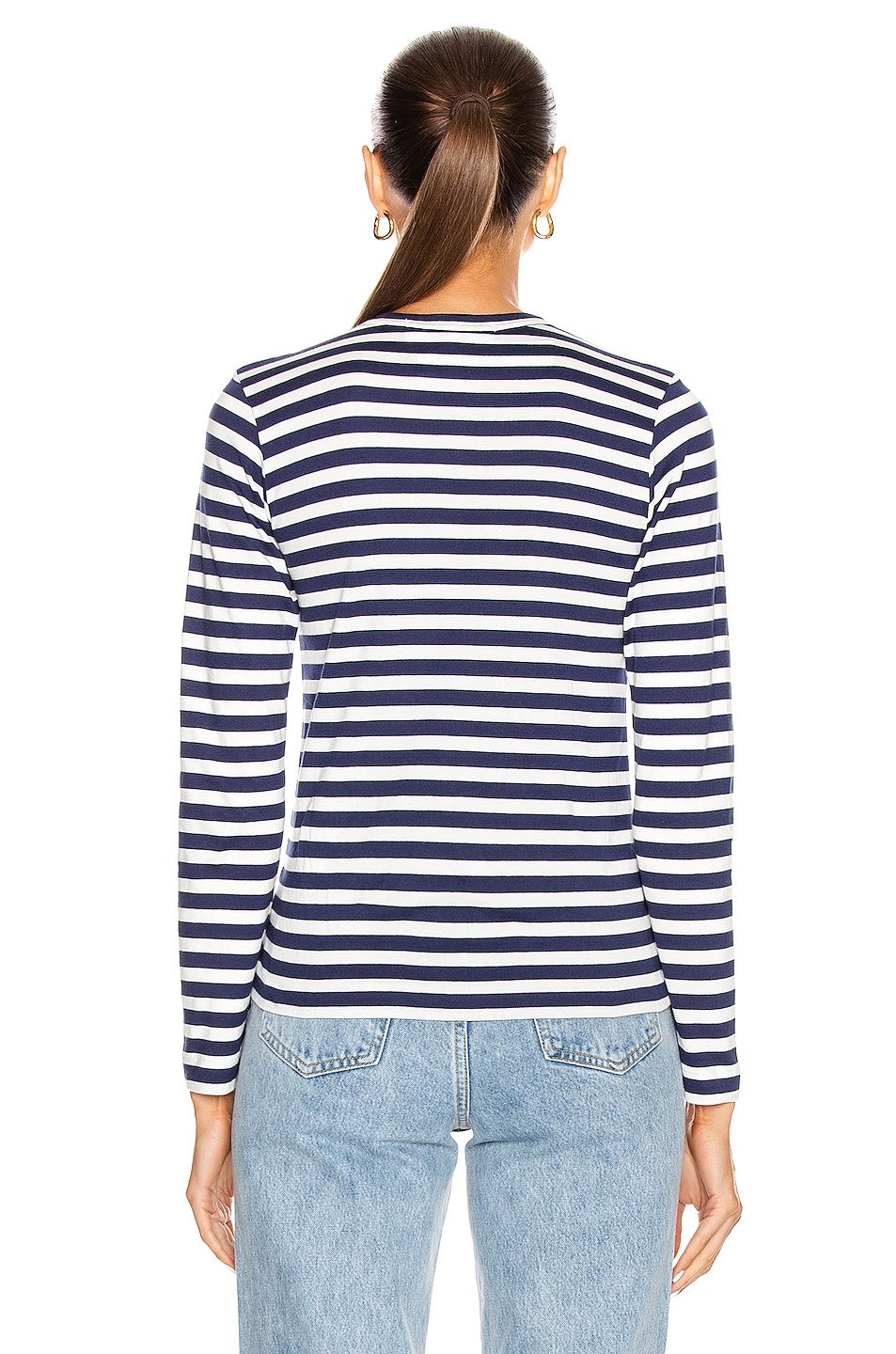 Stripe Red Heart Tee - 3