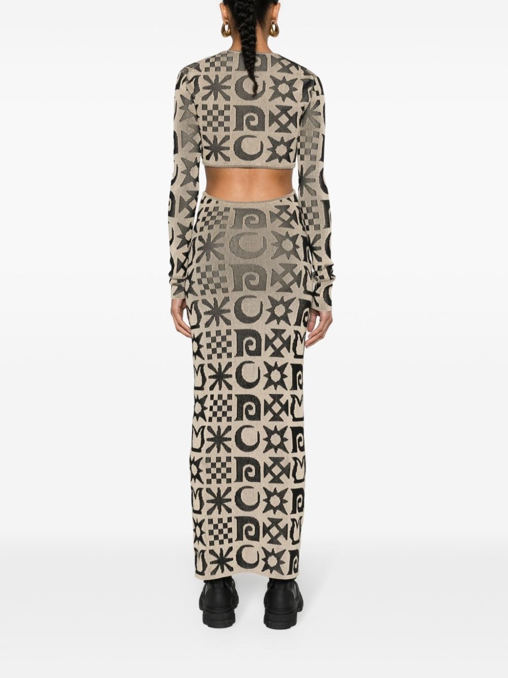 Onika jacquard midi dress - 4