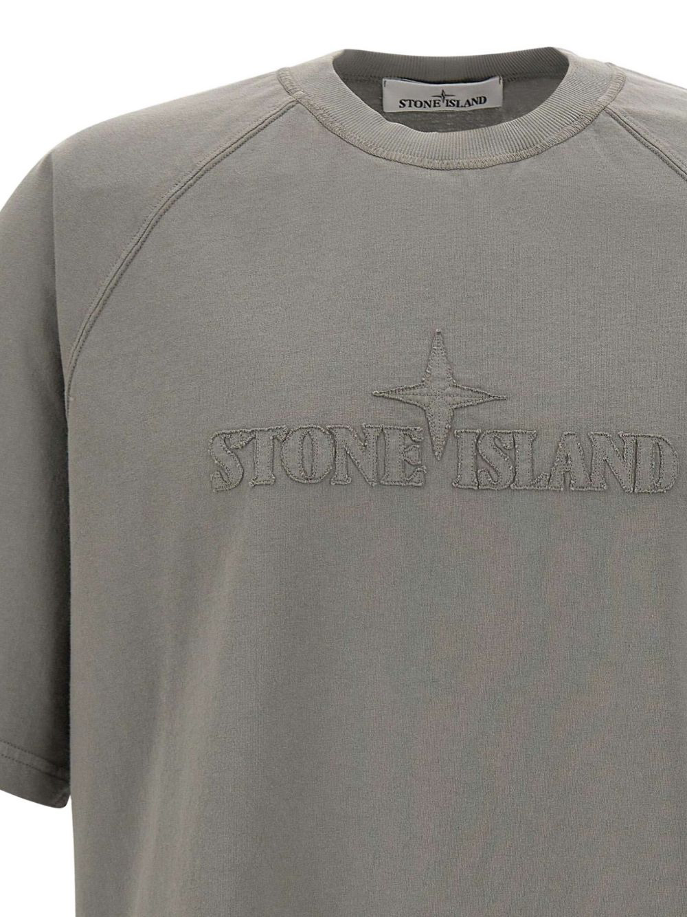 logo-patch raglan-sleeve T-shirt - 4
