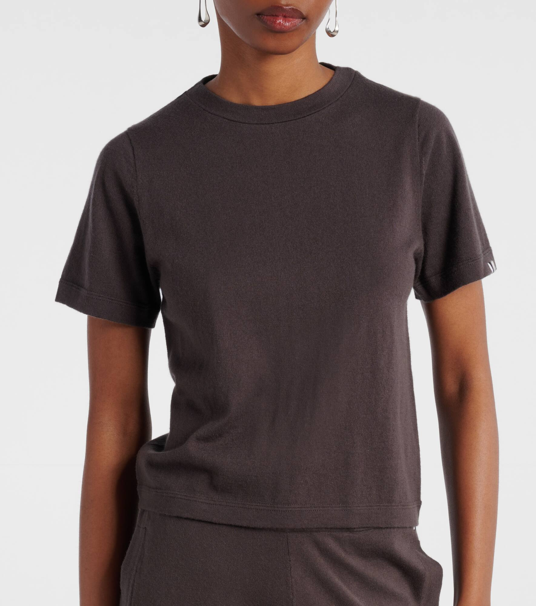 N°267 Tina cotton and cashmere T-shirt - 5