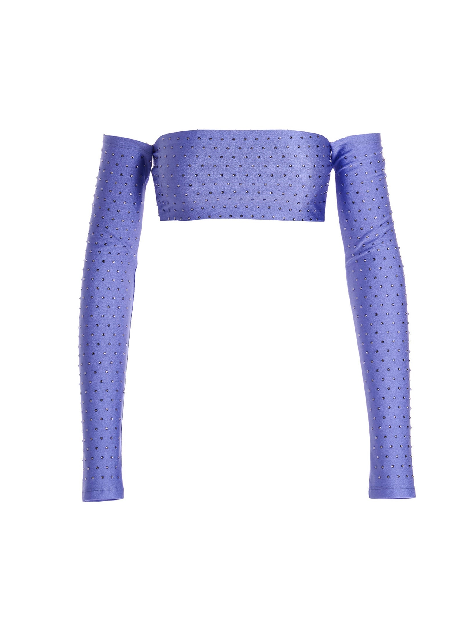 THE ANDAMANE - The Andamane Women Crystal Cropped Top - 1