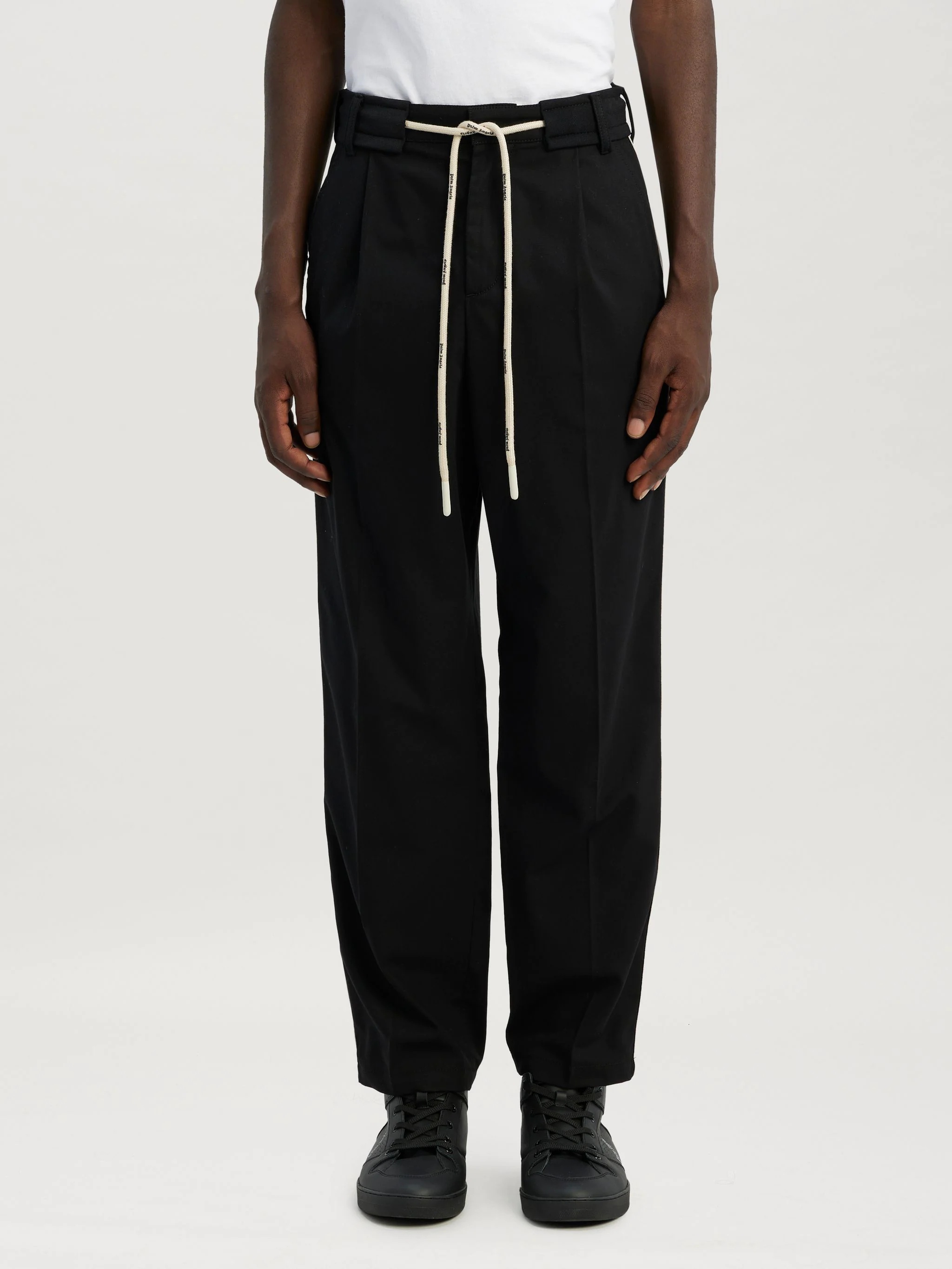 TRACK BELT PANTS - 3