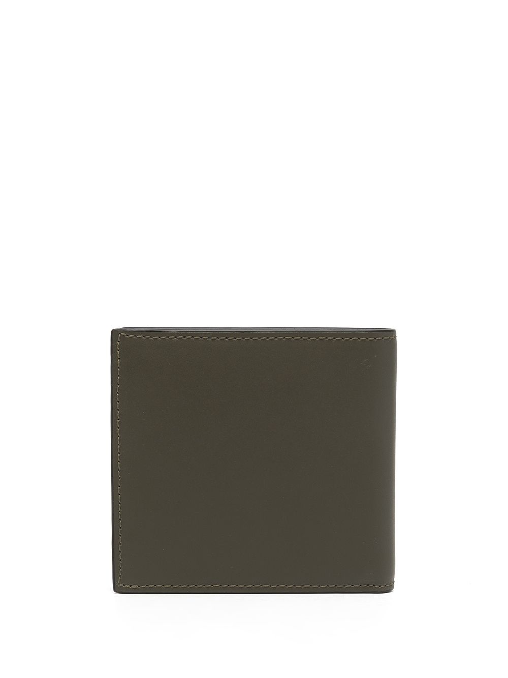 logo-print leather wallet - 2