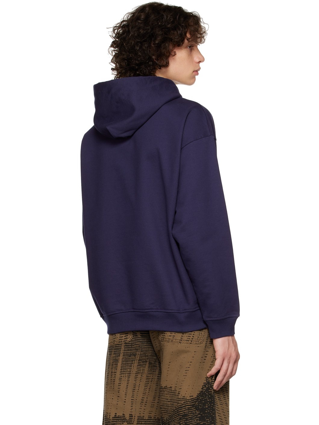 Navy Graphic Patch Hoodie - 3