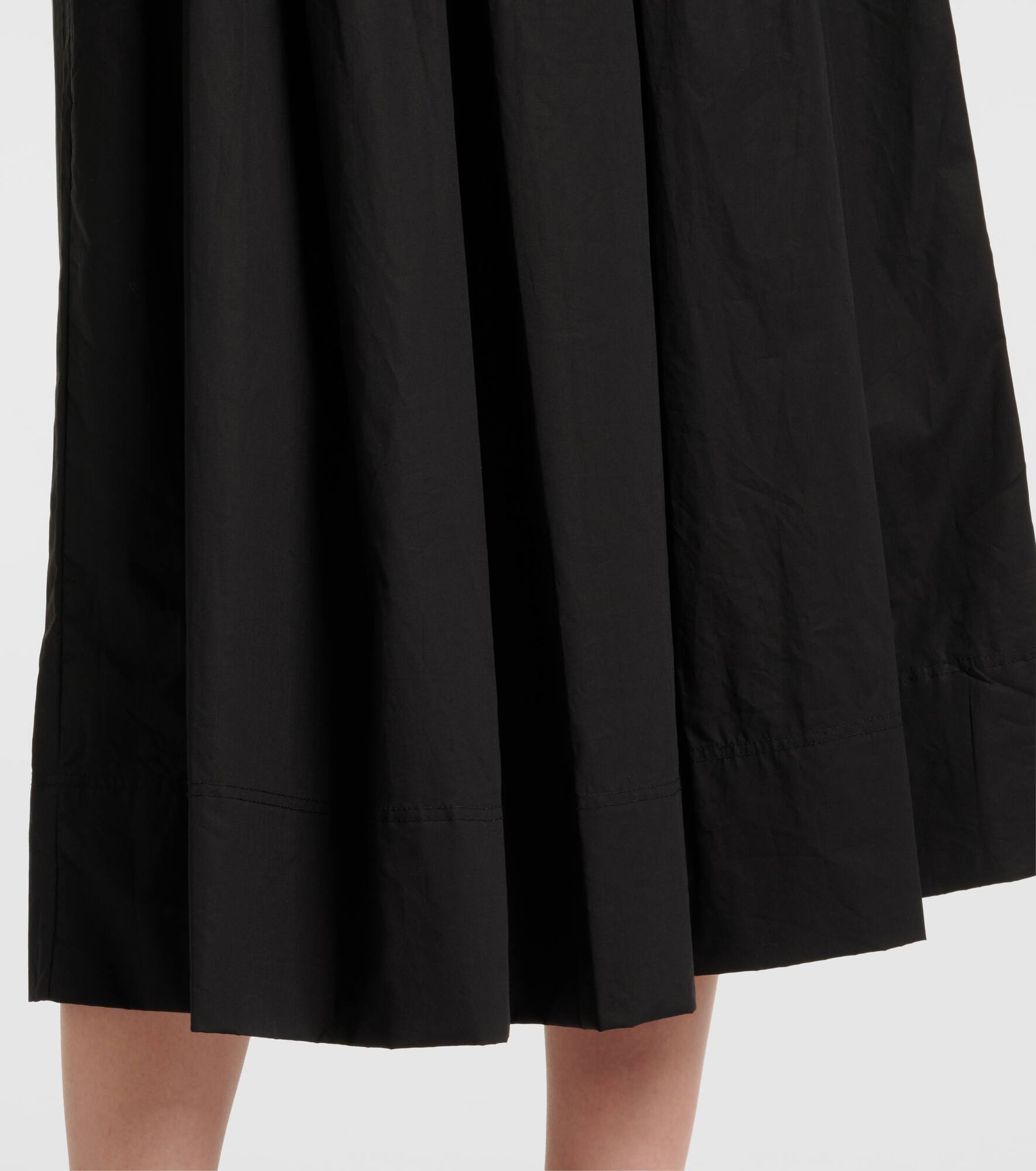 Aurelie pleated cotton midi dress - 5