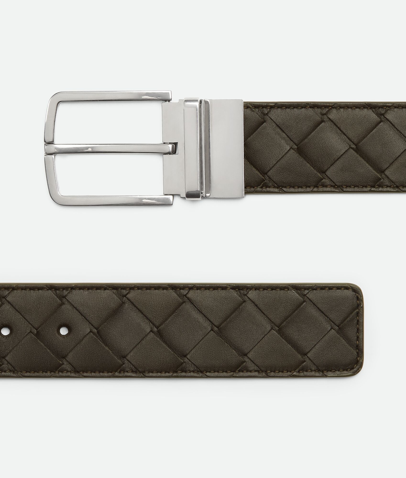 Intrecciato Reversible Belt - 4