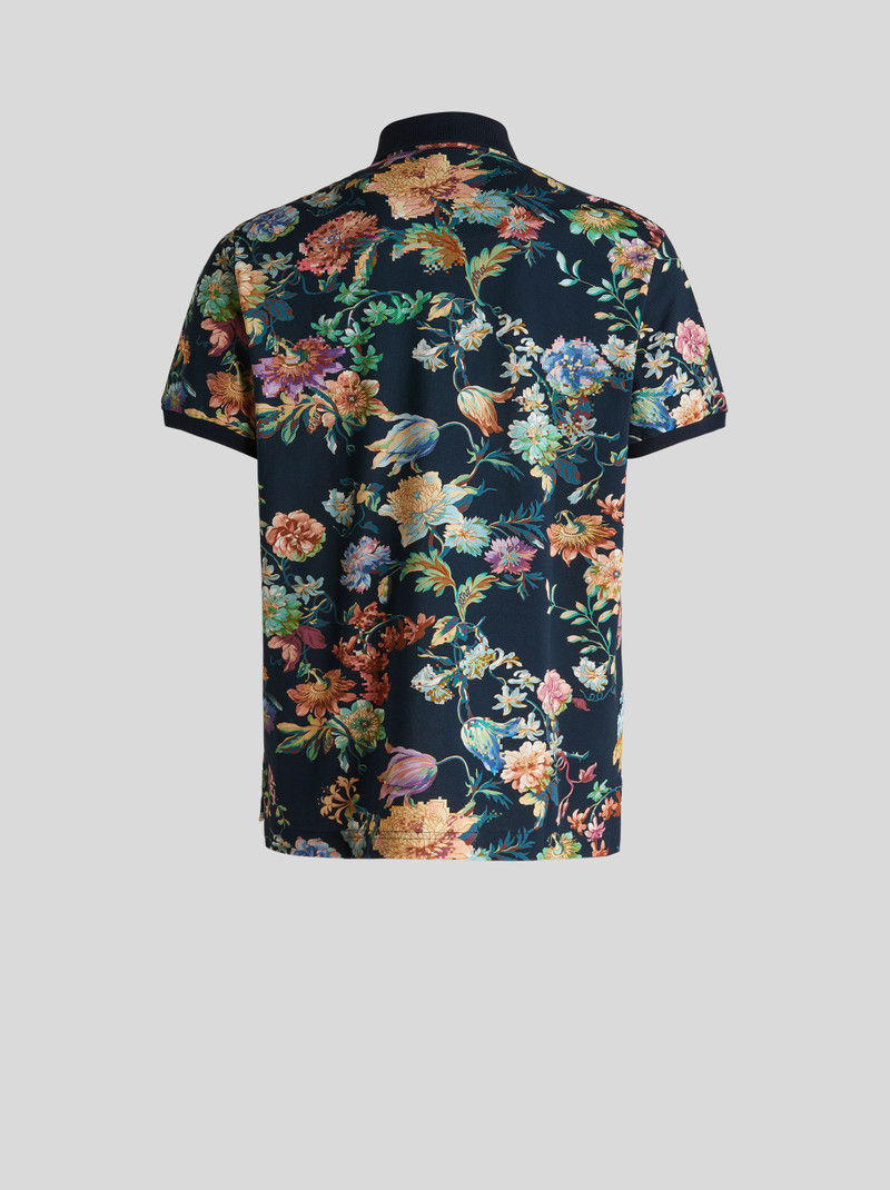FLORAL PRINT POLO SHIRT 5