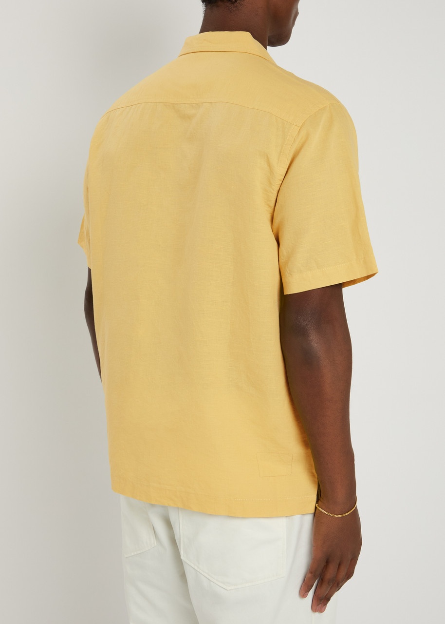 Universal Works Creased Linen-blend Shirt - 3