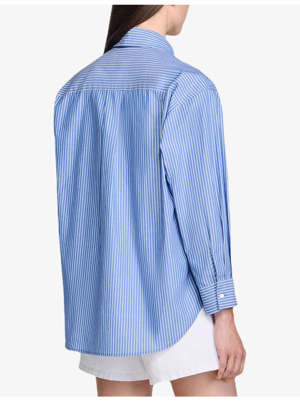 Striped Bow-Embellished Cotton Shirt - 4