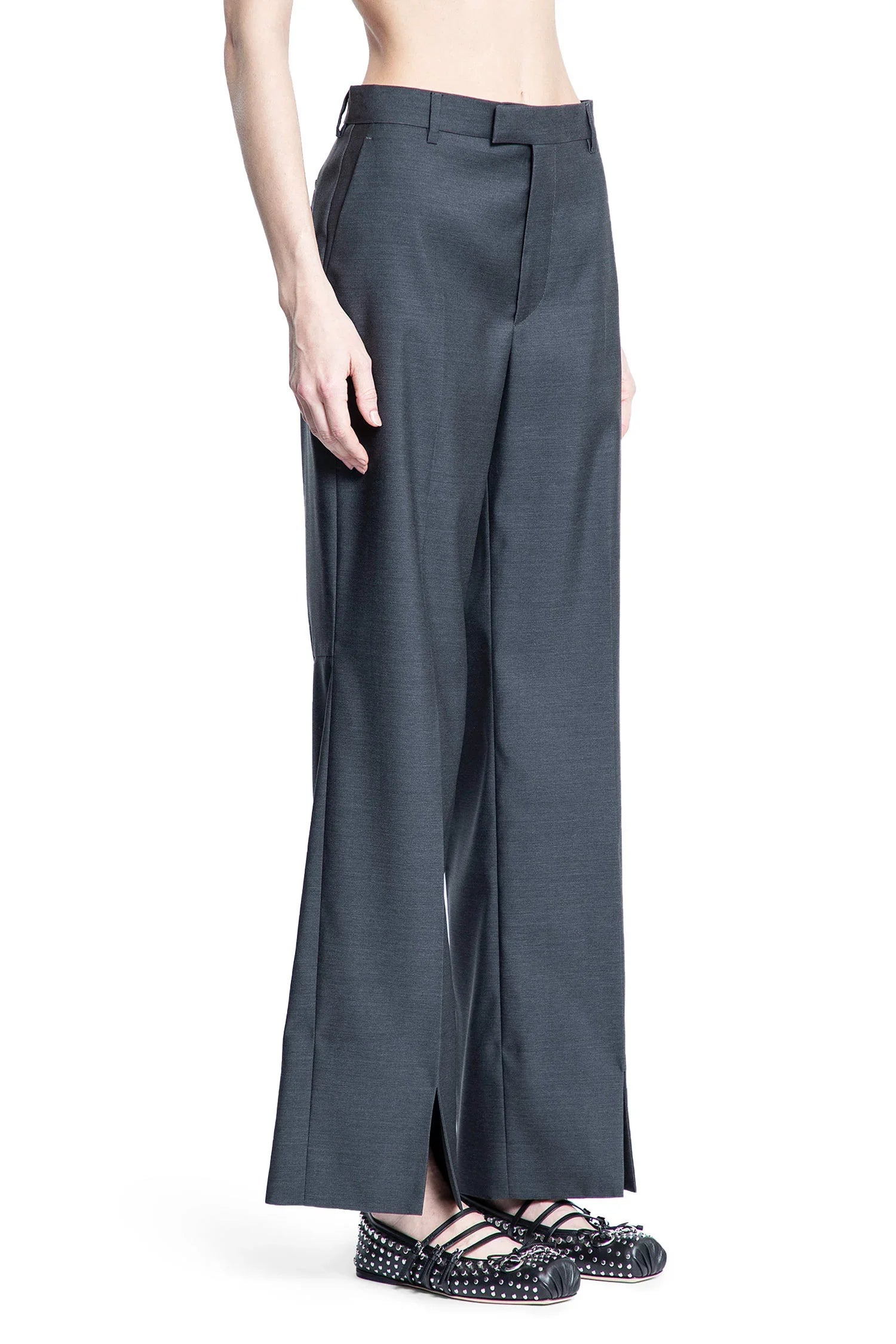Flared-Tailored-Trousers - 2