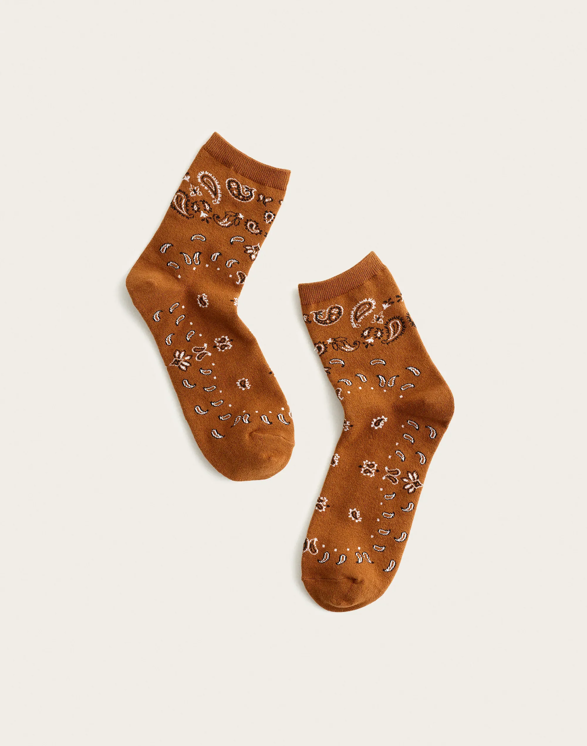 Bandana-Print Ankle Socks - 1