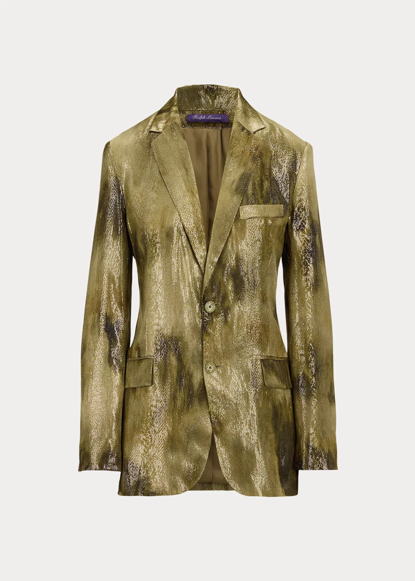 Marcy Abstract Metallic Jacquard Jacket - 1