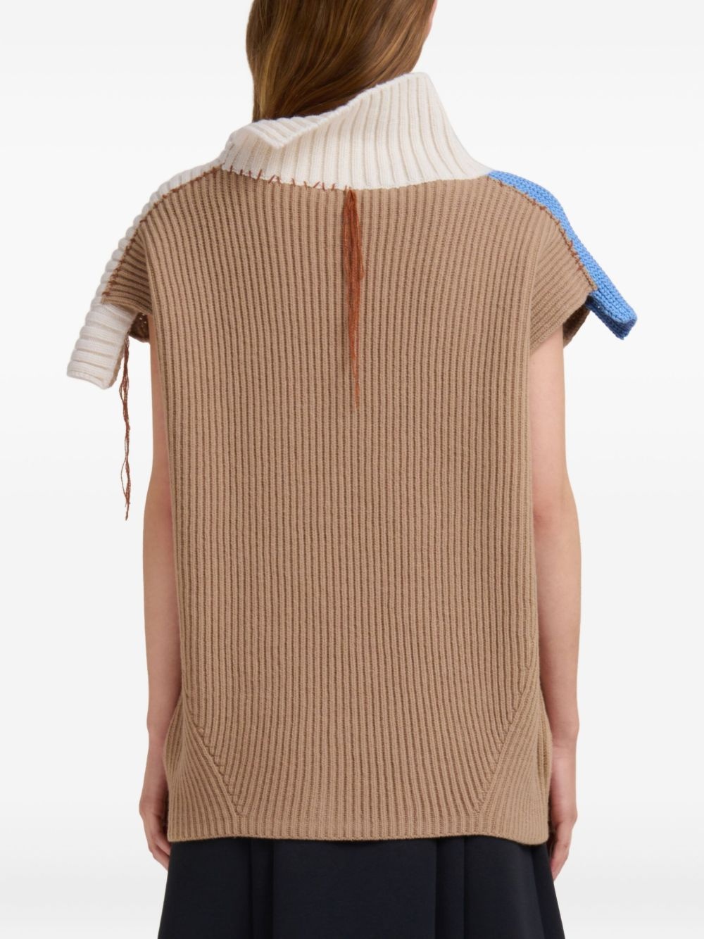 textured short-sleeve T-shirt - 4