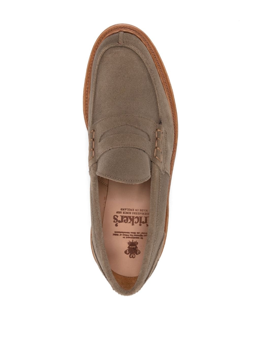 slip-on suede loafers - 4