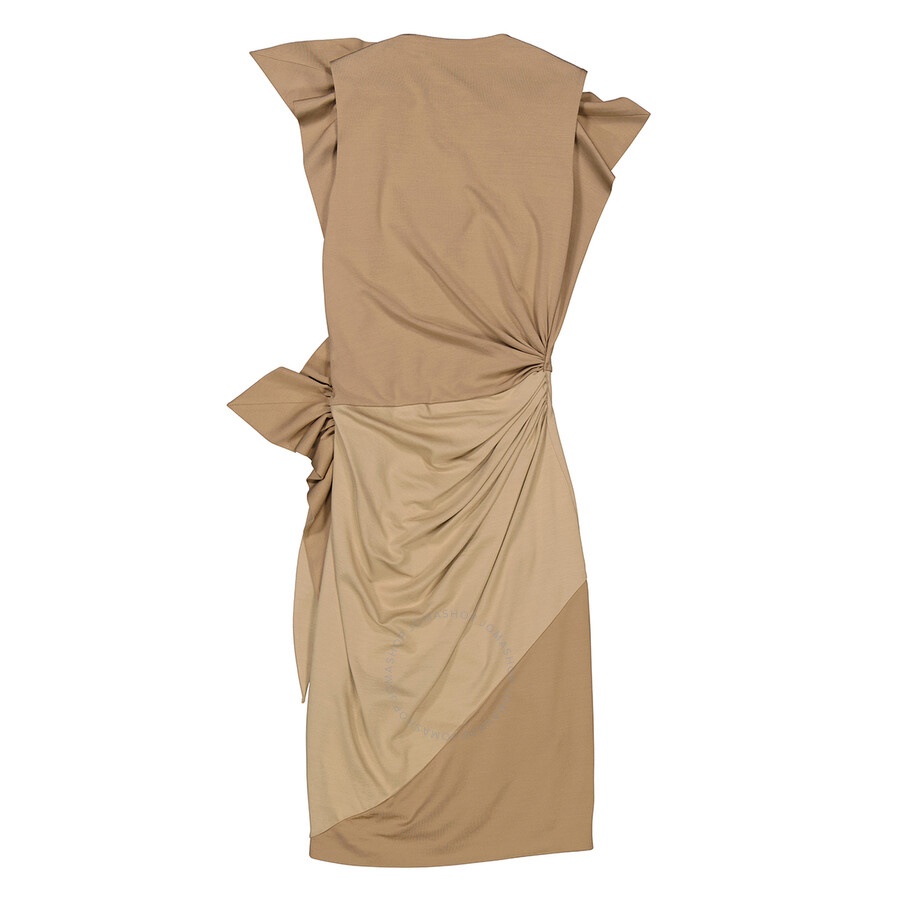 Burberry Knotted Stretch-silk Sheath Dress - 7