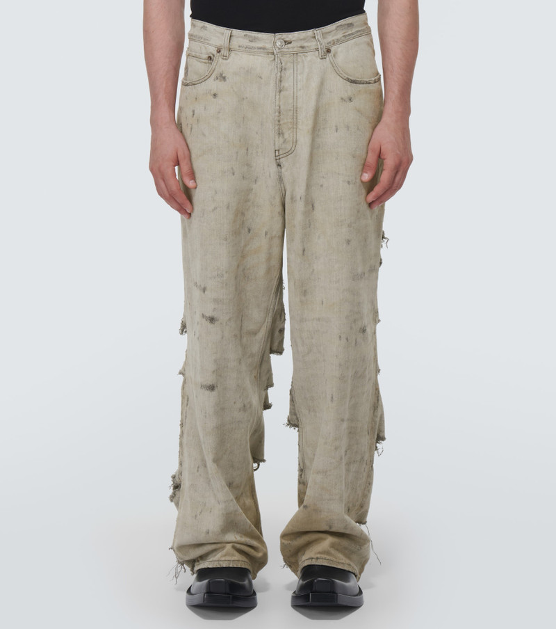 Super Destroyed straight jeans 3