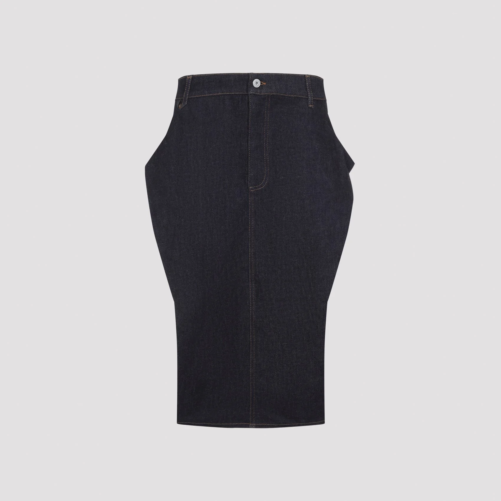 Jacquemus Denim Midi Skirt - 1