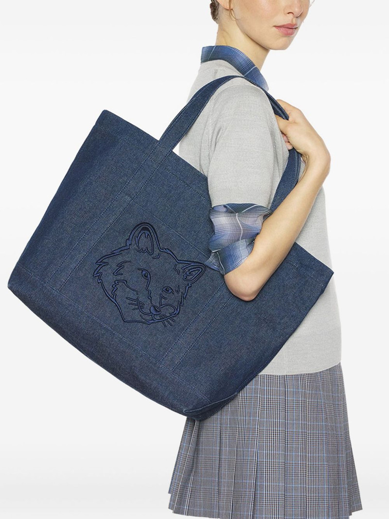 Maison Kitsuné large Fox Head tote bag outlook