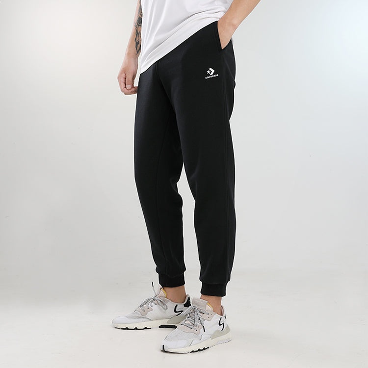 Converse Go To Star Chevron Standard-Fit Fleece Sweatpants 'Black' 10019925-A01 - 5