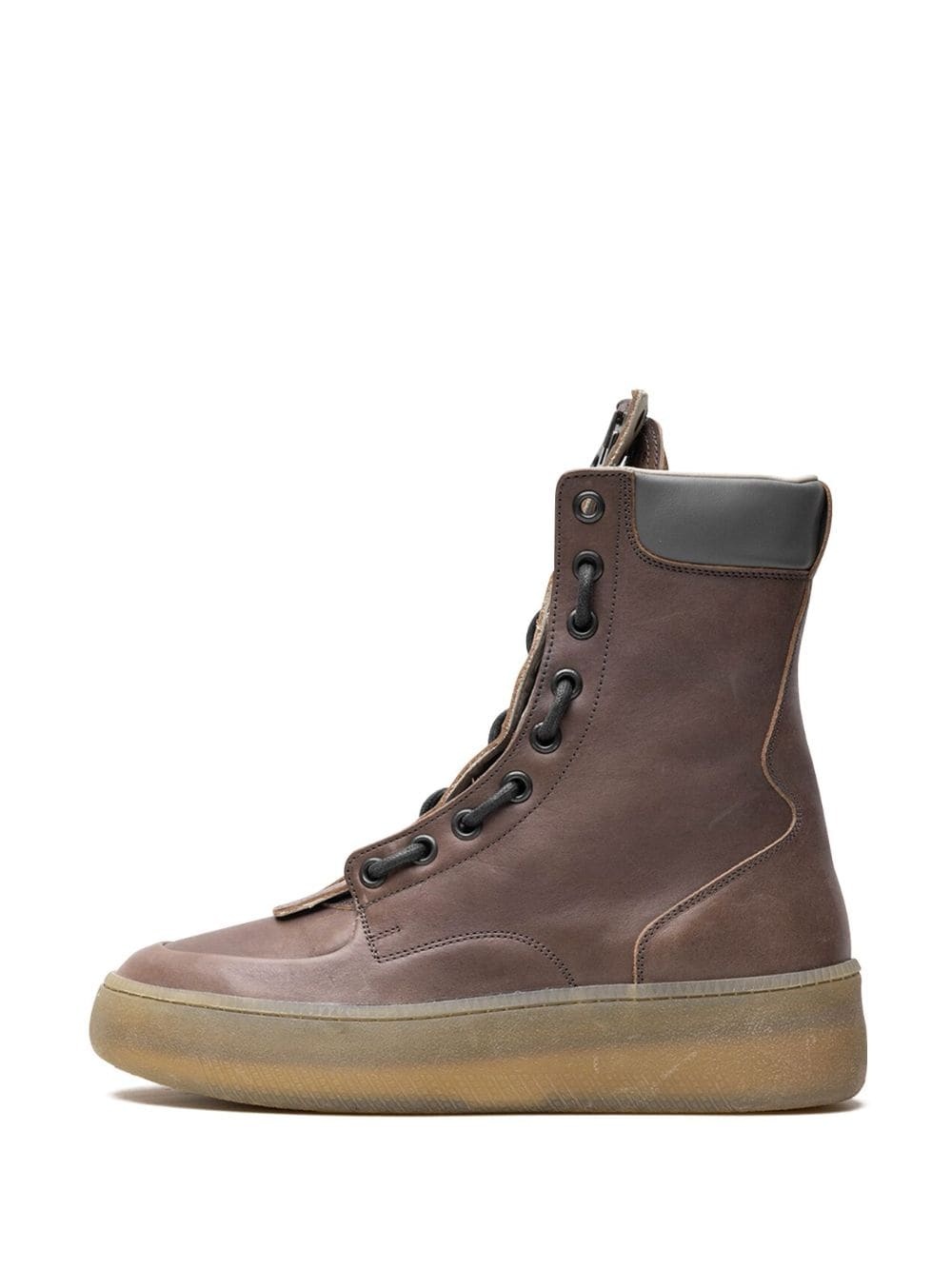 Zippered leather boots - 5