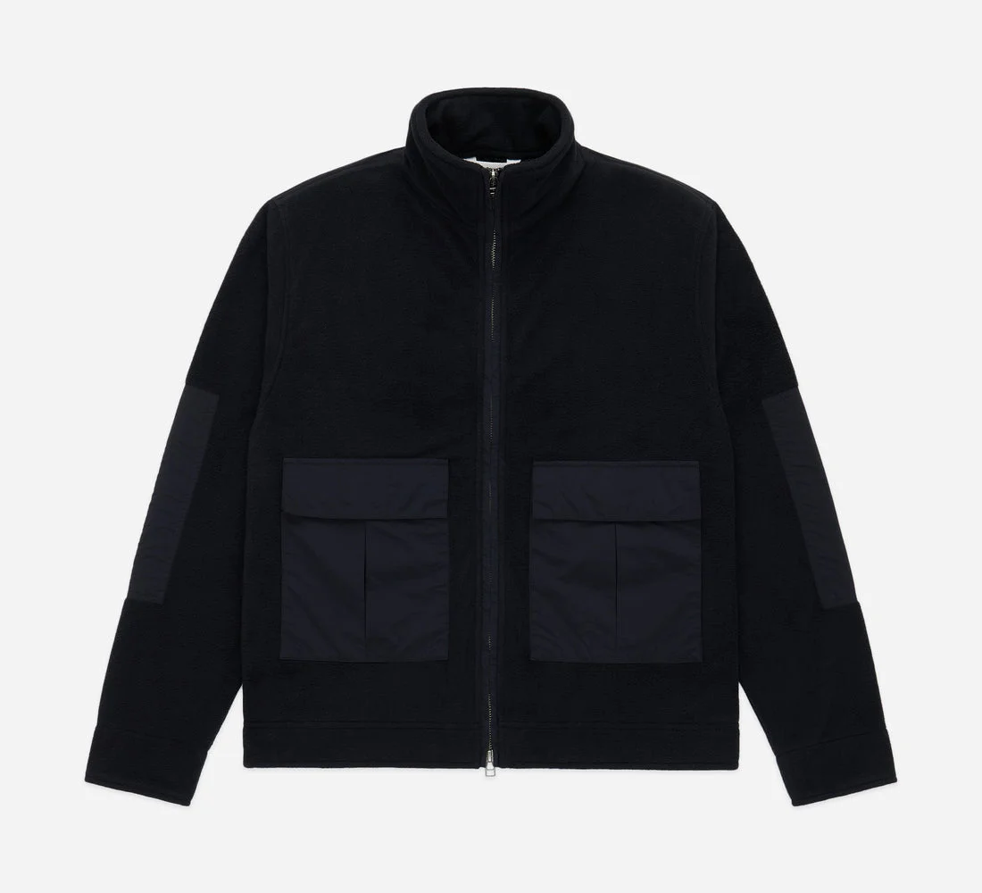 Fleece Jacket - Black - 1