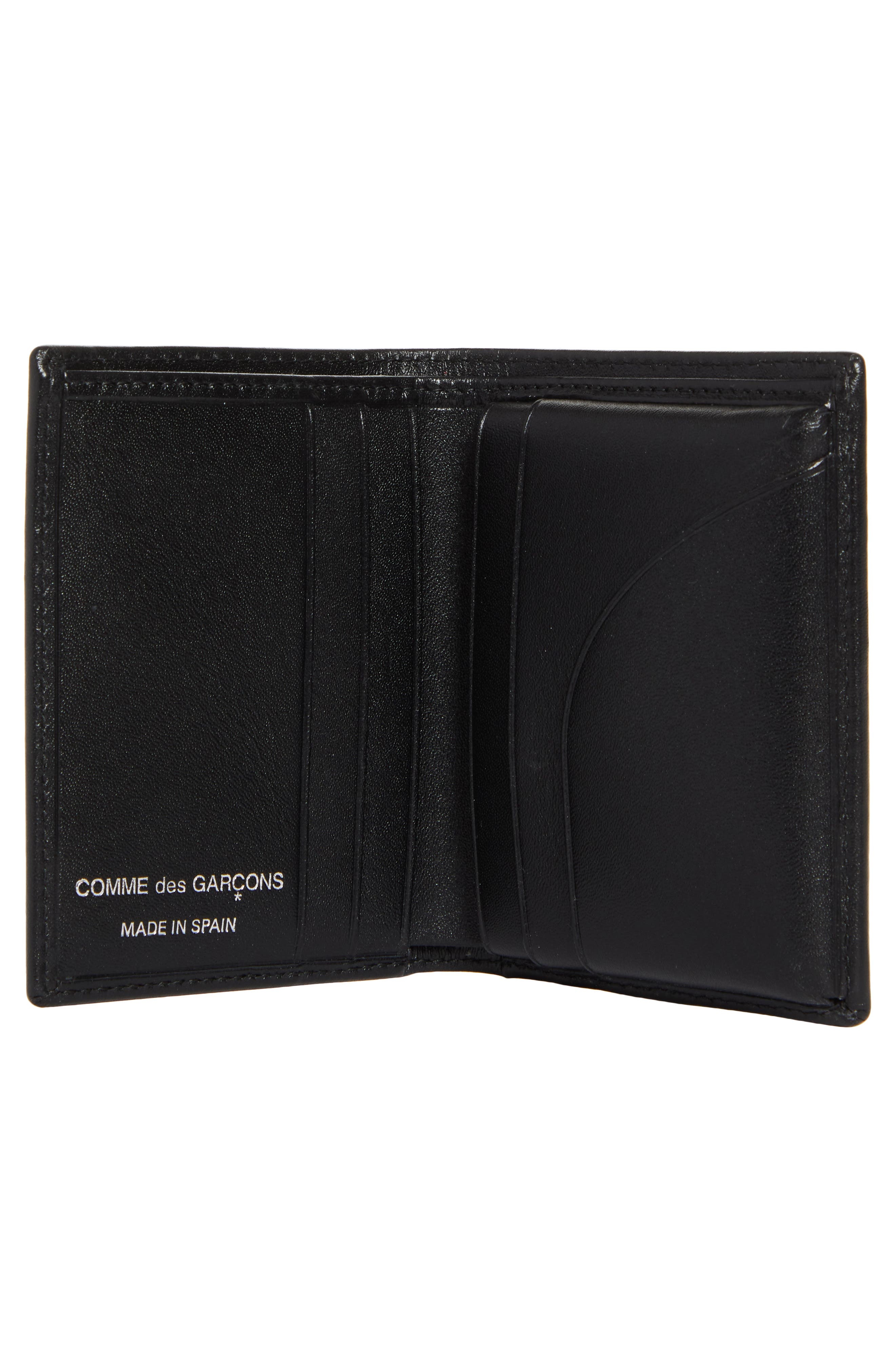 Comme des Garçons Wallets Eyelet Leather Bifold Wallet in Black at Nordstrom - 2
