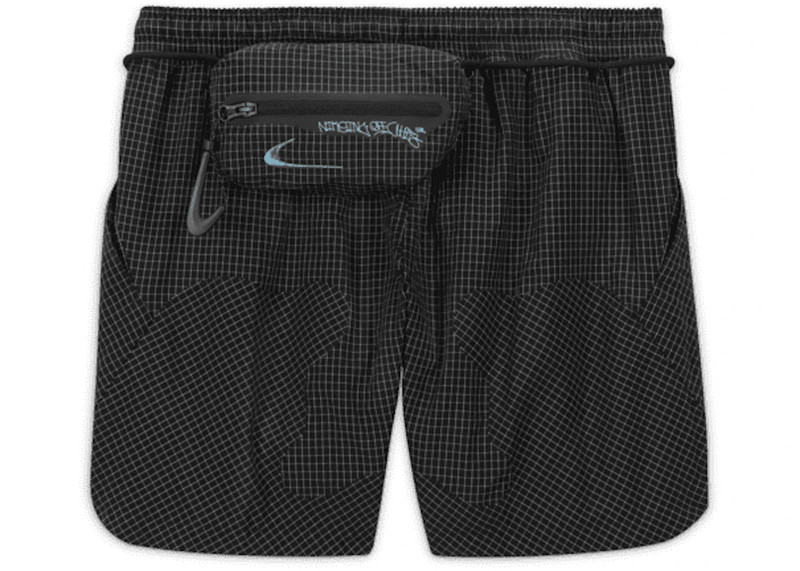 Off-White OFF-WHITE x Nike 002 Woven Shorts Black outlook